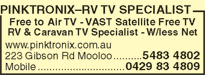 PinkTronix-RV TV Specialist - Lismore Accommodation 4