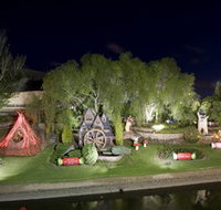 Christmas Riverbank Display - Lismore Accommodation