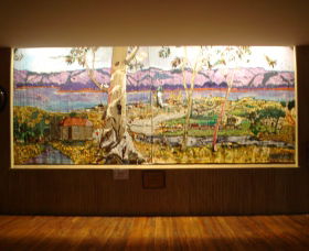 Adaminaby Memorial Hall Stage Curtain - Lismore Accommodation 0
