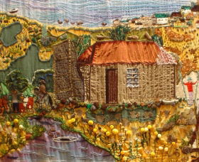 Adaminaby Memorial Hall Stage Curtain - Lismore Accommodation 1