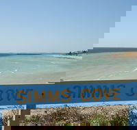 Simms Cove lookout and beach Moonta Bay - Lismore Accommodation
