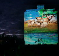 Quorn Silo Light Show - Lismore Accommodation