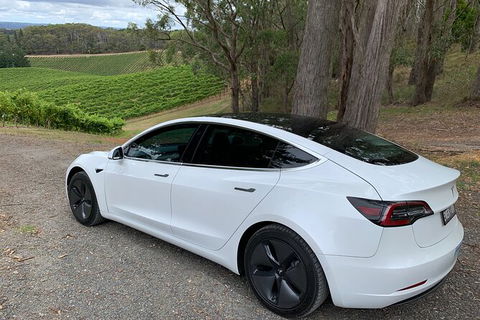 Adelaide Airport Departure Transfer In A Tesla Model3 EV - Lismore Accommodation 2