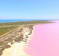 Pink Lake  Abrolhos Islands Scenic Flight - Lismore Accommodation