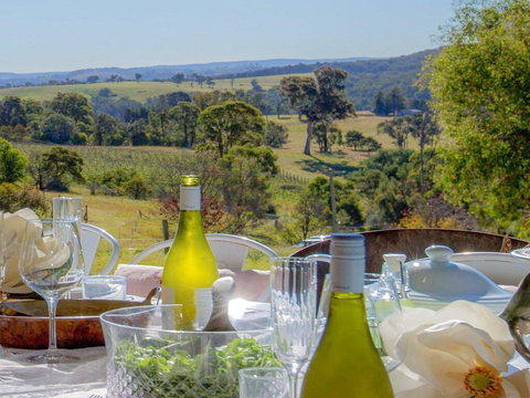 The Farmhouse - Grape Vines And Rolling Green Hills - Lismore Accommodation 0