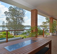 The House on the Lake  Fishing Point Lake Macquarie - honestly put the line in and catch fish - Lismore Accommodation