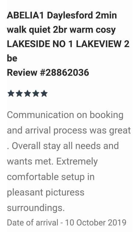 Abelia Cottages SPA LAKESIDE COTTAGE NO 1 - Lismore Accommodation 3