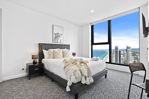 LUXURY HIGH FLOOR 3 Bedroom Unit With OCEAN Views - Q Stay - Lismore Accommodation 1