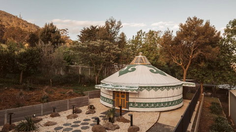 Mongolian Crafted Yurt With Private Spa And Spectacular Views - Lismore Accommodation 0