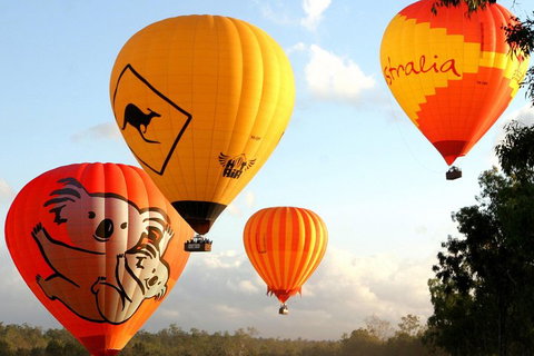 Natural Bridge & Springbrook Waterfalls Tour + Hot Air Balloon With Breakfast - Lismore Accommodation 0