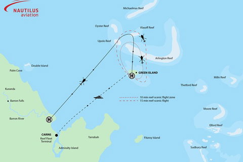 Fly To Green Island - Cruise Return - Lismore Accommodation 0